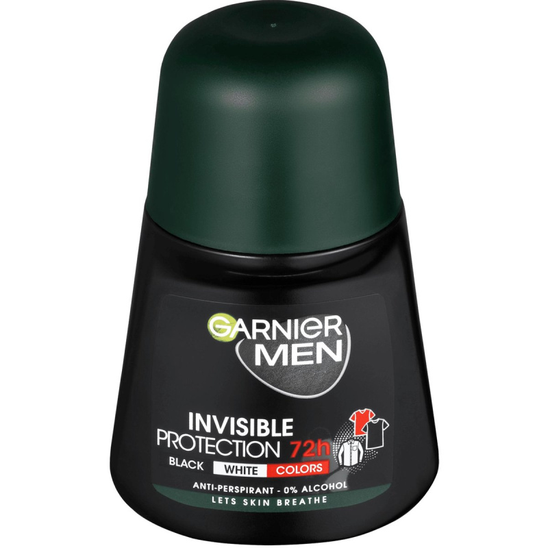 Garnier Men Mineral Neutralizer antiperspirant roll-on proti bílým skvrnám 72h 50 ml