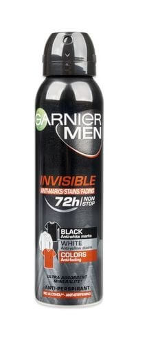 Garnier Men Mineral Neutralizer antiperspirant ve spreji proti bílým skvrnám 72h 150 ml