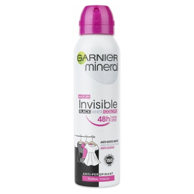Garnier Mineral Invisible antiperspirant ve spreji 48h 150 ml