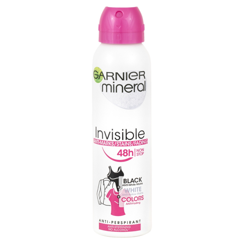 Garnier Mineral Invisible antiperspirant ve spreji 48h 150 ml