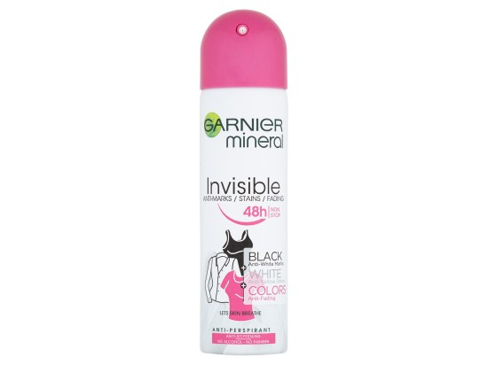 Garnier Mineral Invisible antiperspirant ve spreji 48h 150 ml