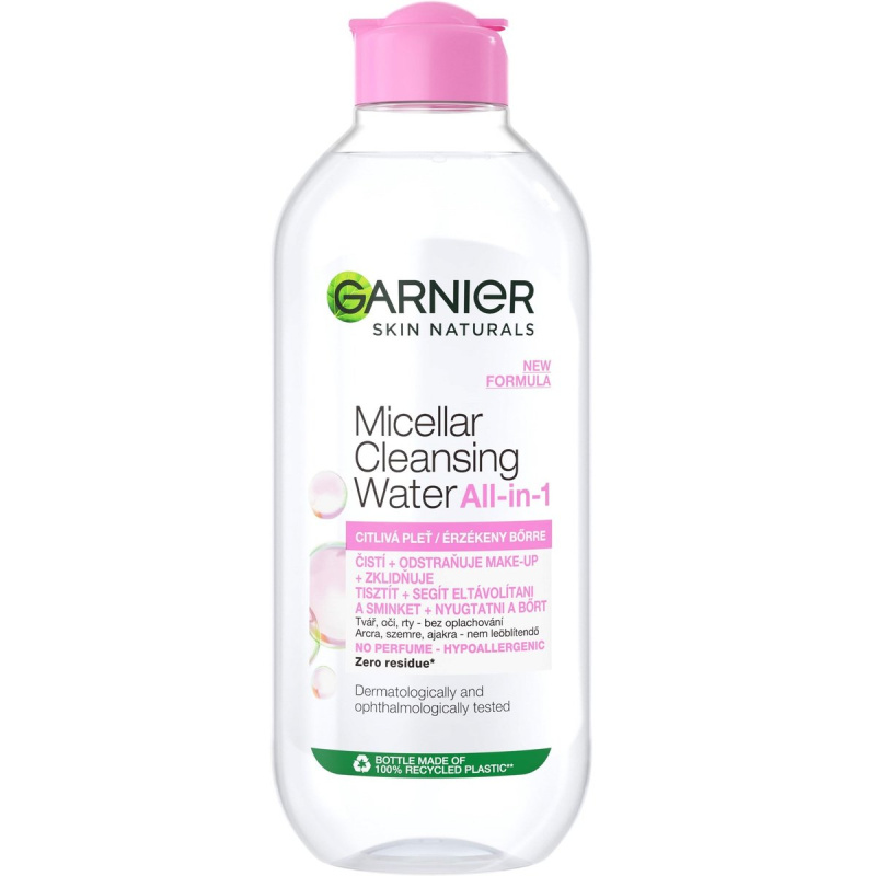 Garnier Skin Naturals Micelární voda pro citlivou pleť 3v1