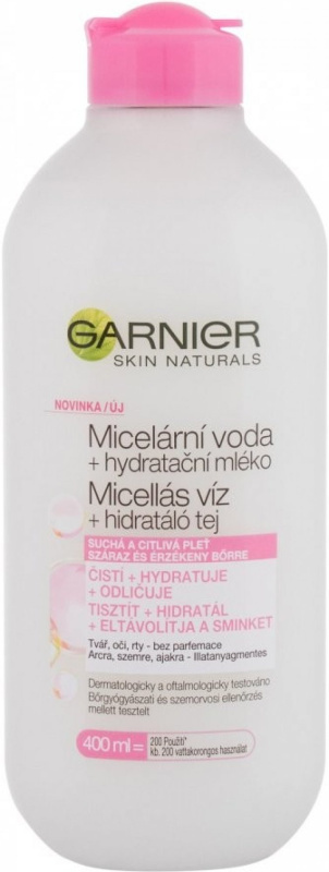 Garnier Skin Naturals micelární voda pro citlivou pleť 400 ml