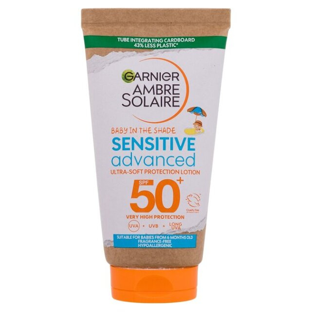 Garnier Ambre Solaire Sensitive Advanced dětský ochranný krém SPF 50+ 50 ml