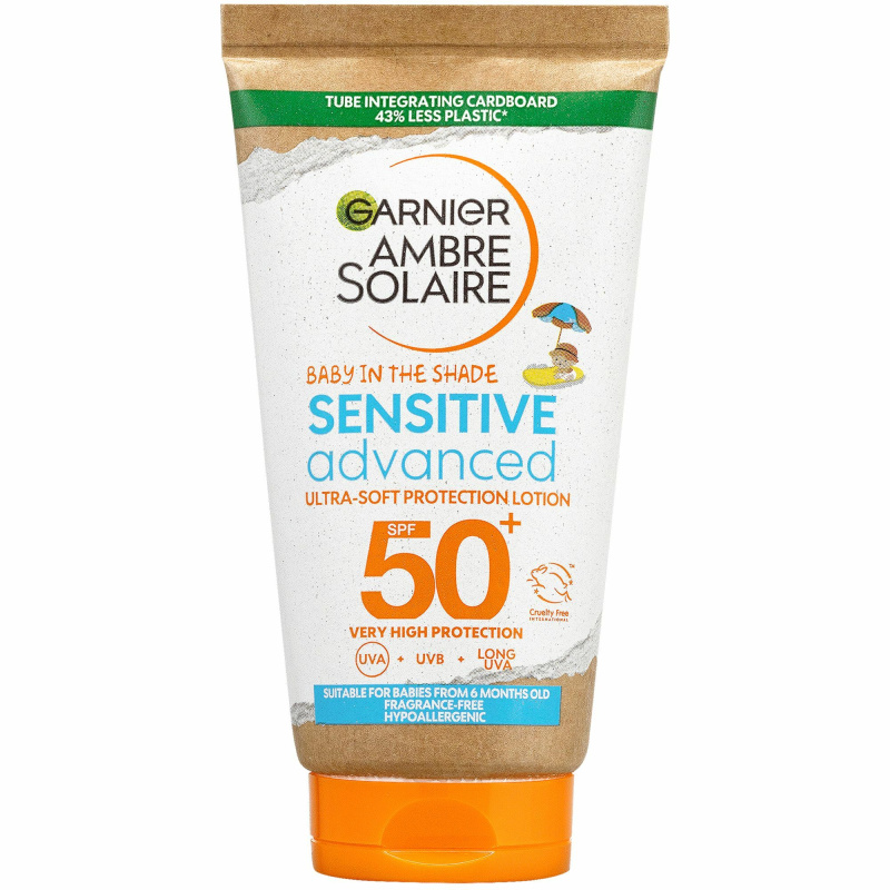 Garnier Ambre Solaire Sensitive Advanced dětský ochranný krém SPF 50+ 50 ml