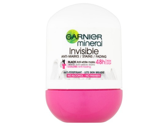 Garnier Mineral Invisible antiperspirant roll-on pro ženy 48h 50 ml