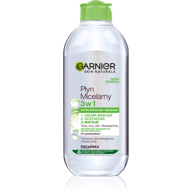 Garnier Skin Naturals micelární voda pro smíšenou a citlivou pleť 400 ml