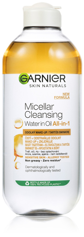 Garnier Skin Naturals dvoufázová micelární voda 3 v 1 400 ml