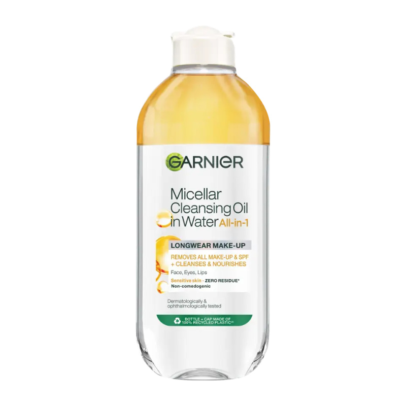 Garnier Skin Naturals dvoufázová micelární voda 3 v 1 400 ml