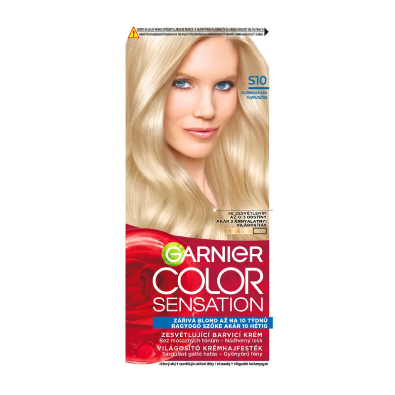 Garnier Color Sensation barva na vlasy odstín S10 Silver Blonde