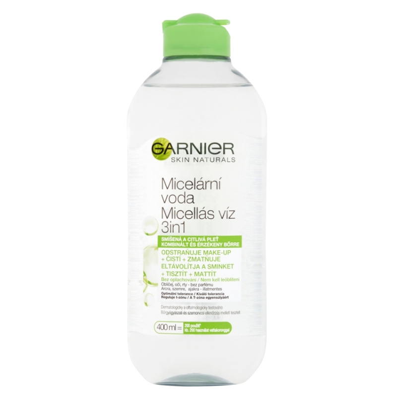 Garnier Skin Naturals micelární voda pro smíšenou a citlivou pleť 400 ml