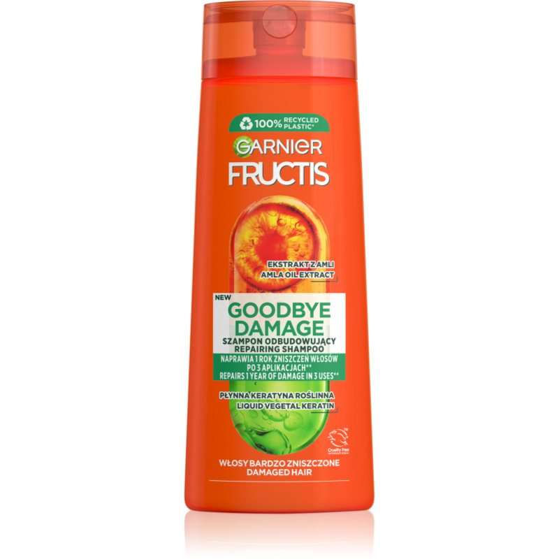 Garnier Fructis Goodbye Damage posilující šampon pro poškozené vlasy 250 ml