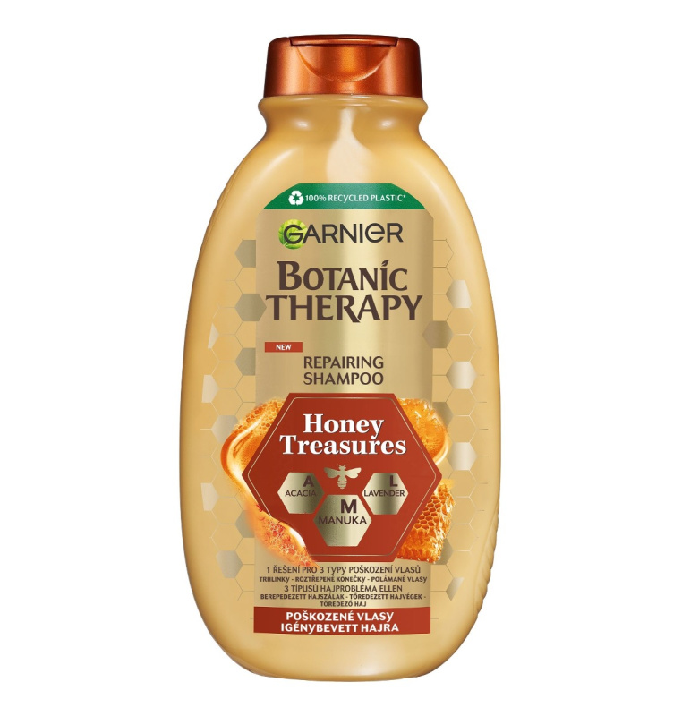 Garnier Botanic Therapy Honey & Propolis obnovující šampon pro poškozené vlasy 250 ml