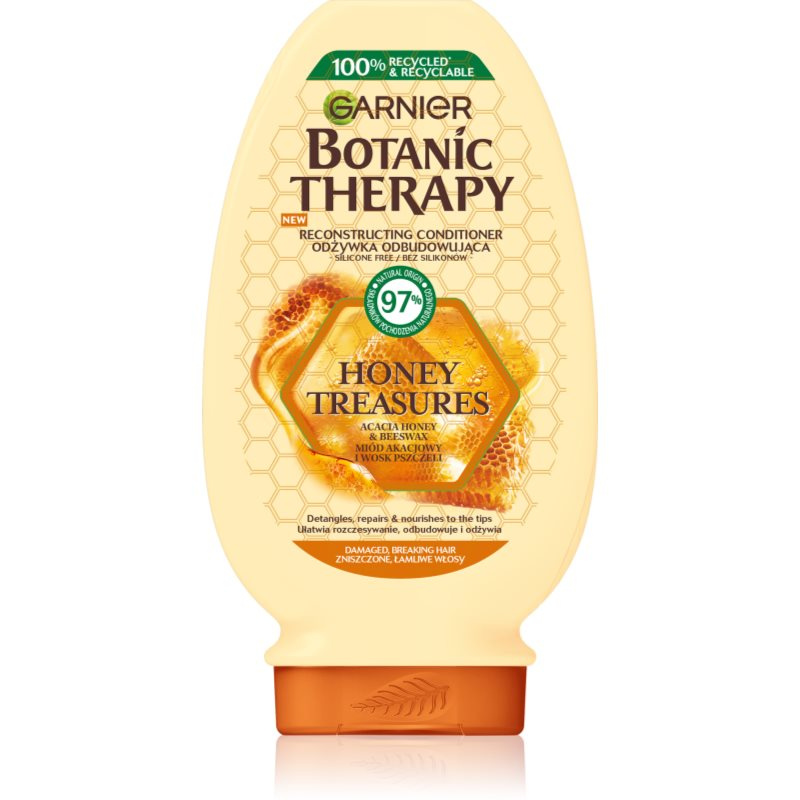 Garnier Botanic Therapy Honey & Propolis obnovující balzám pro poškozené vlasy bez parabenů 200 ml