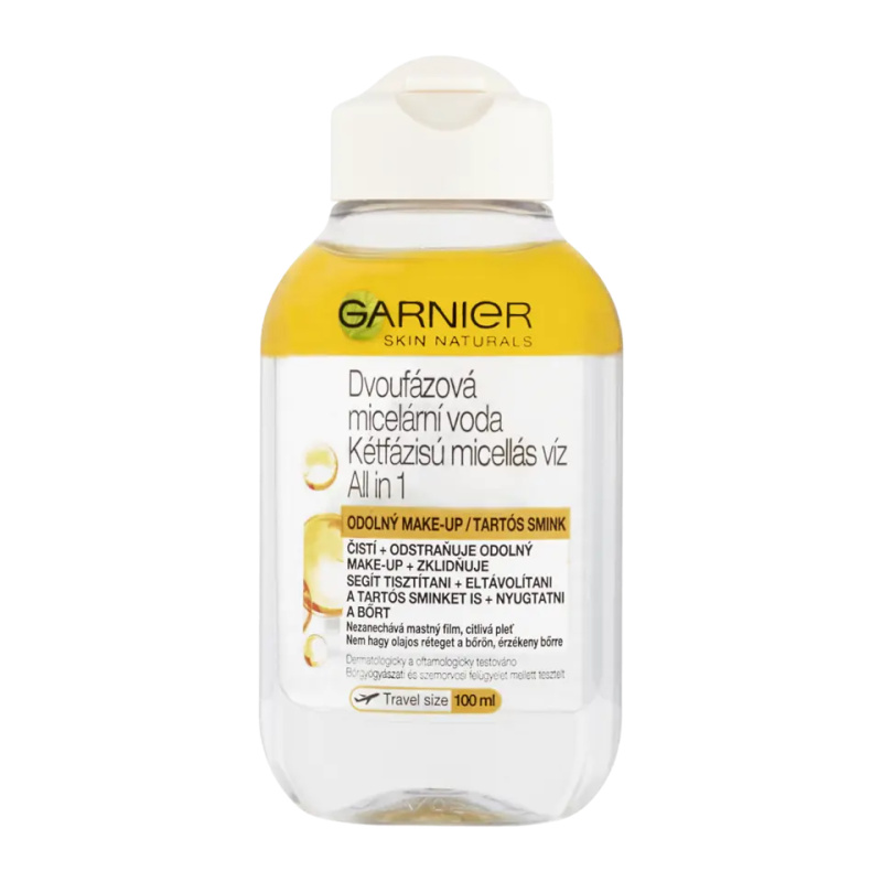 Garnier Skin Naturals dvoufázová micelární voda 3 v 1 100 ml