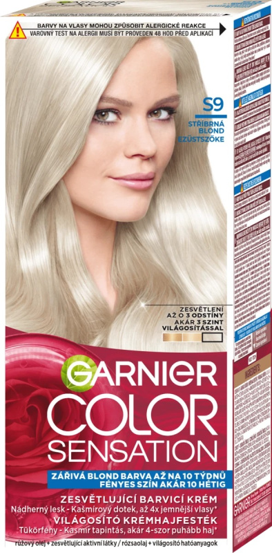 Garnier Color Sensation The Vivids barva na vlasy odstín S9 Silver Diamond Blond 1 ml