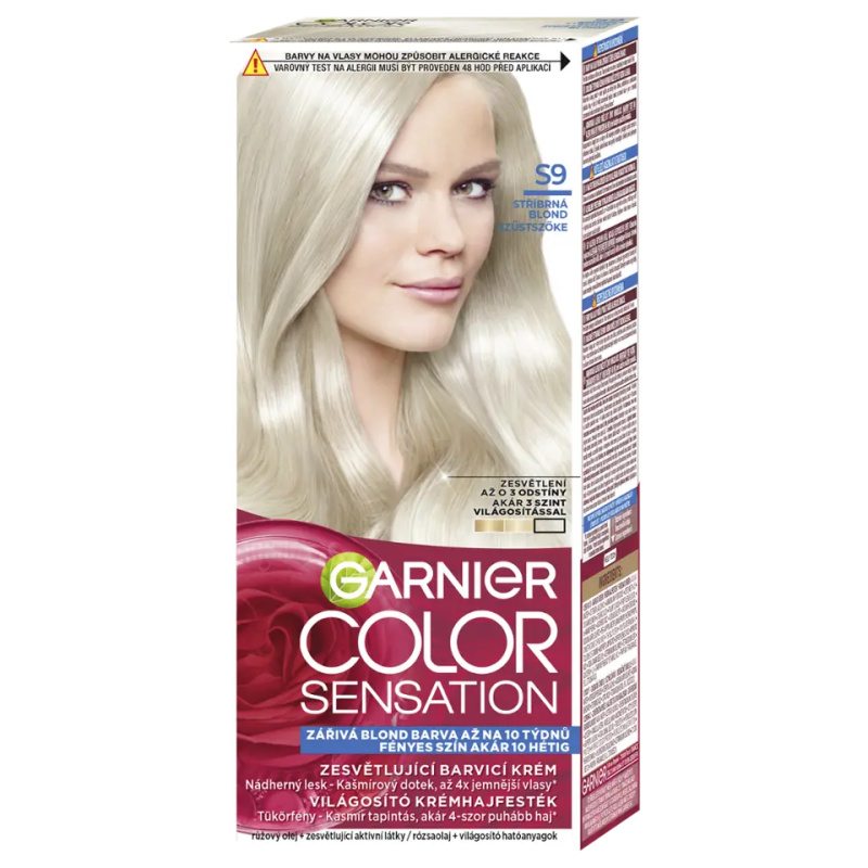 Garnier Color Sensation The Vivids barva na vlasy odstín S9 Silver Diamond Blond 1 ml