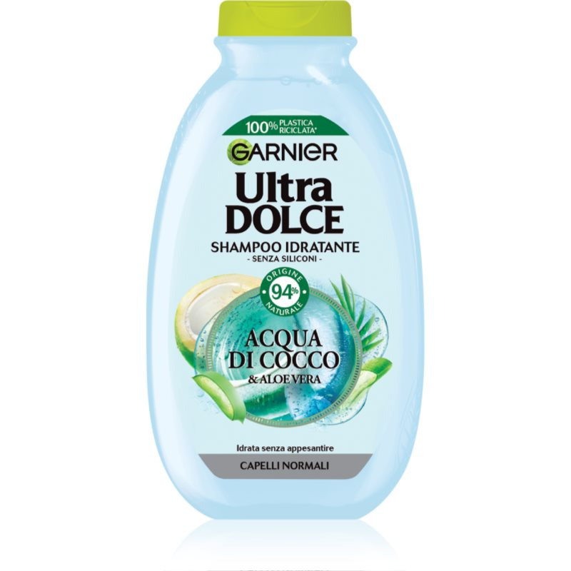 Garnier Ultra Doux Coconut Water hydratační šampon 250 ml