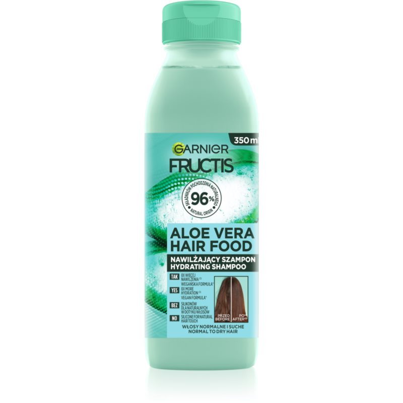 Garnier Fructis Aloe Vera Hair Food hydratační šampon pro normální až suché vlasy 350 ml