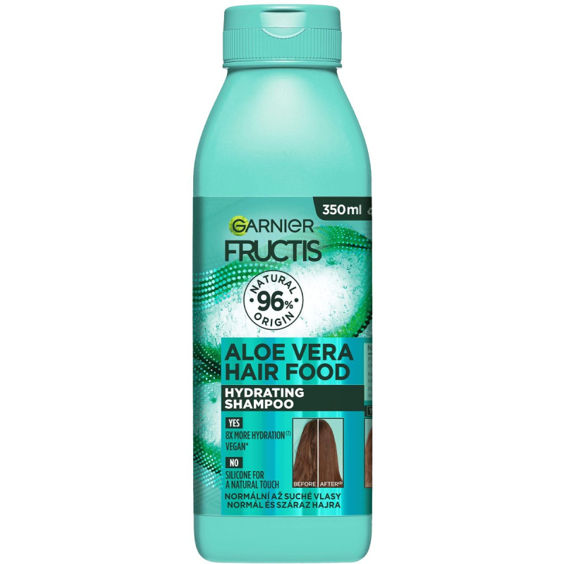 Garnier Fructis Aloe Vera Hair Food hydratační šampon pro normální až suché vlasy 350 ml