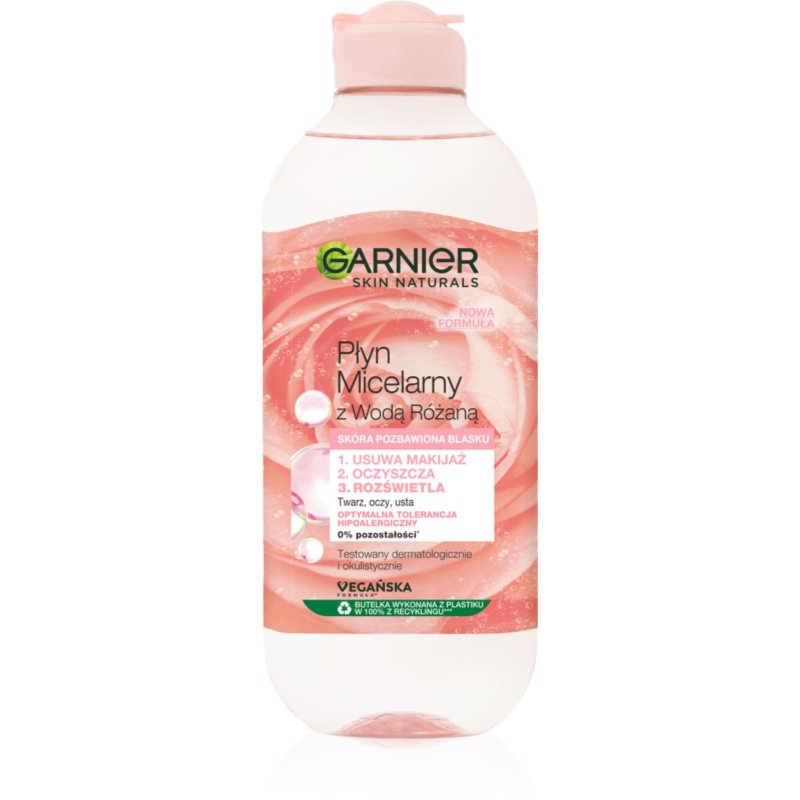 Garnier Skin Naturals micelární voda s růžovou vodou 400 ml