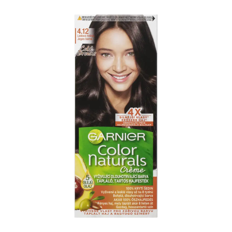 Garnier Color Naturals Creme 4.12 Ledová hnědá
