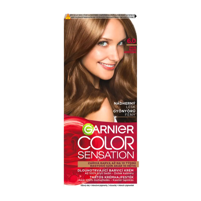 Garnier Color Sensation barva na vlasy odstín 6.0 Dark Blonde