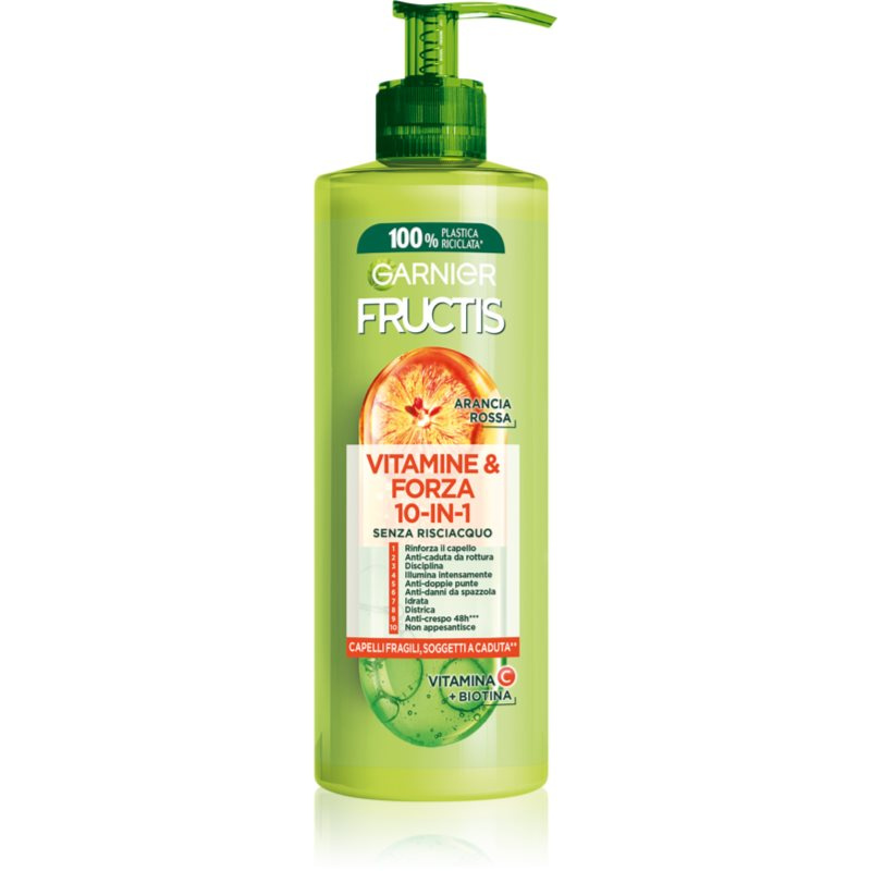 Garnier Fructis Vitamin & Strength bezoplachová péče pro posílení vlasů 400 ml