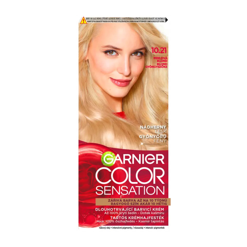 Garnier Color Sensation barva na vlasy odstín 10.21 Delicate Pearly Blonde