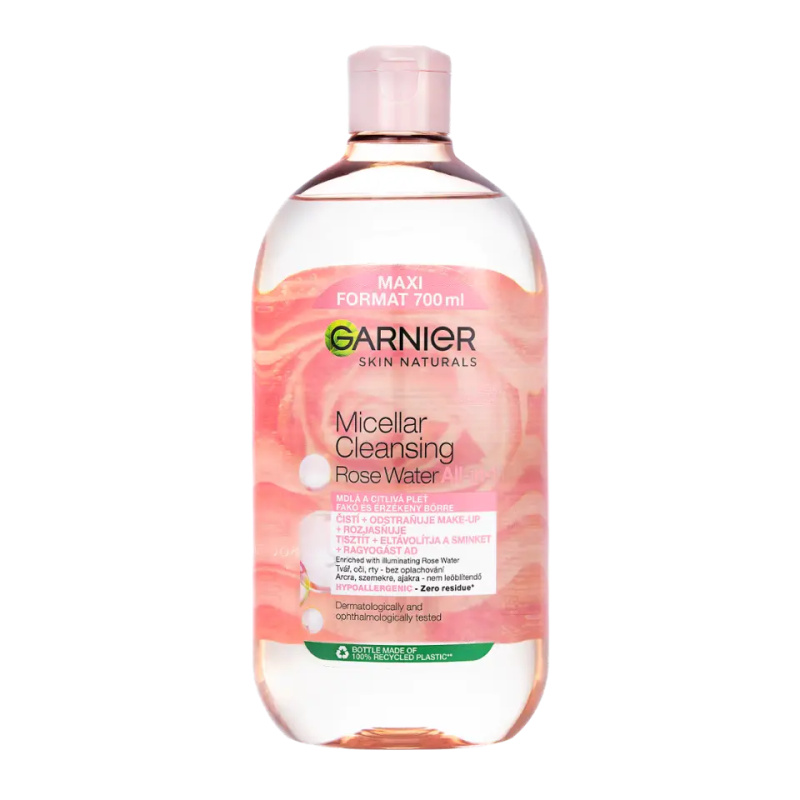 Garnier Skin Naturals micelární voda s růžovou vodou 700 ml