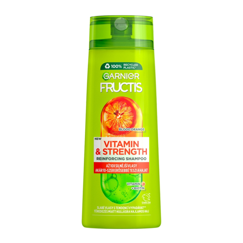 Garnier Fructis Vitamin & Strength posilující šampon pro poškozené vlasy 250 ml