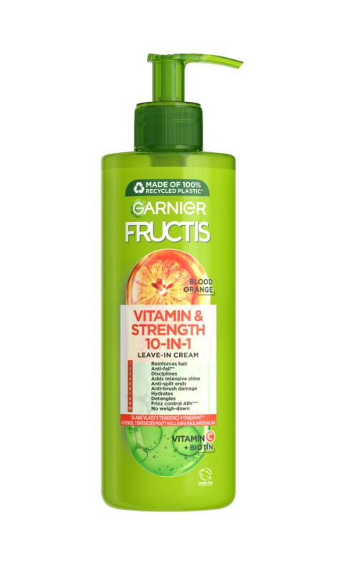 Garnier Fructis Vitamin & Strength bezoplachová péče pro posílení vlasů 400 ml
