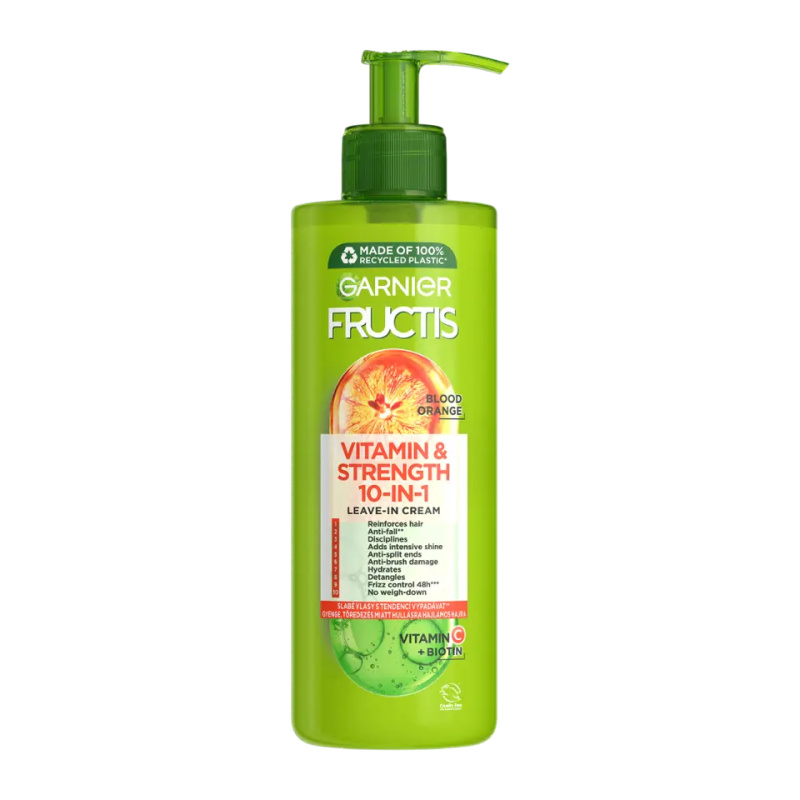 Garnier Fructis Vitamin & Strength bezoplachová péče pro posílení vlasů 400 ml