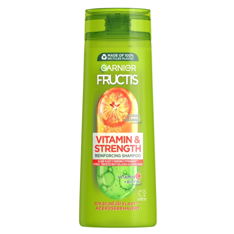 Garnier Fructis Vitamin & Strength posilující šampon pro poškozené vlasy 400 ml