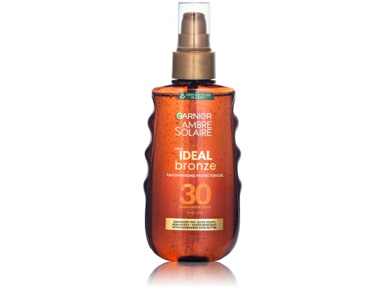 Garnier Ambre Solaire Ideal Bronze pečující a opalovací olej SPF 30 150 ml
