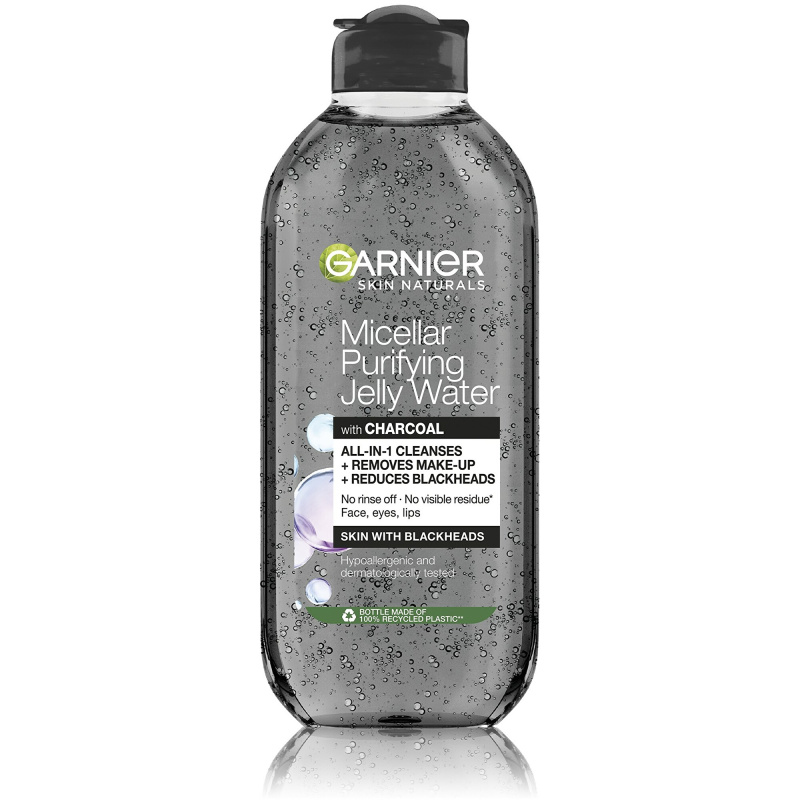 Garnier Skin Naturals Pure Charcoal gelová micelálrní voda s aktivním uhlím 400 ml
