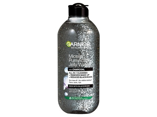 Garnier Skin Naturals Pure Charcoal gelová micelálrní voda s aktivním uhlím 400 ml