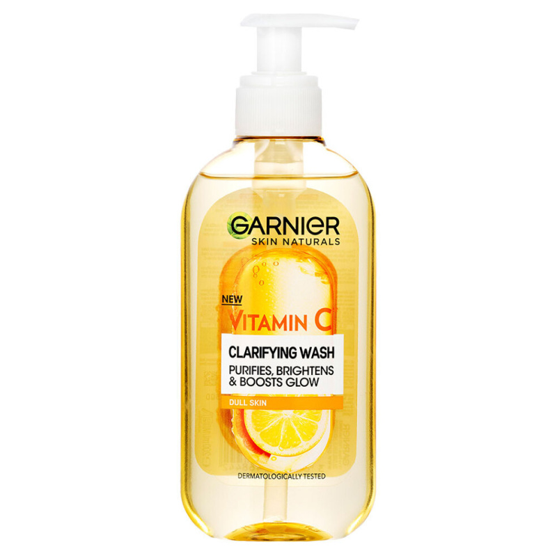Garnier Skin Naturals Vitamin C rozjasňující čisticí gel na obličej 200 ml