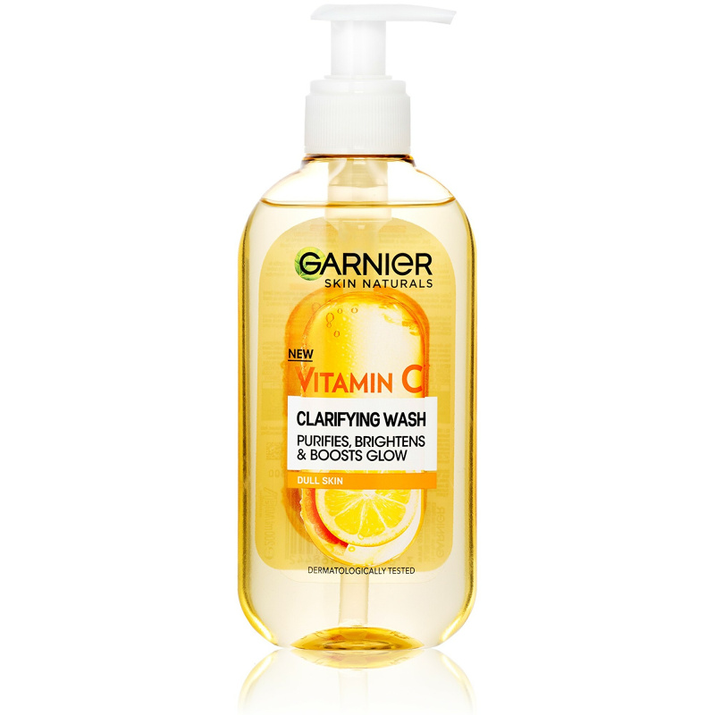 Garnier Skin Naturals Vitamin C rozjasňující čisticí gel na obličej 200 ml