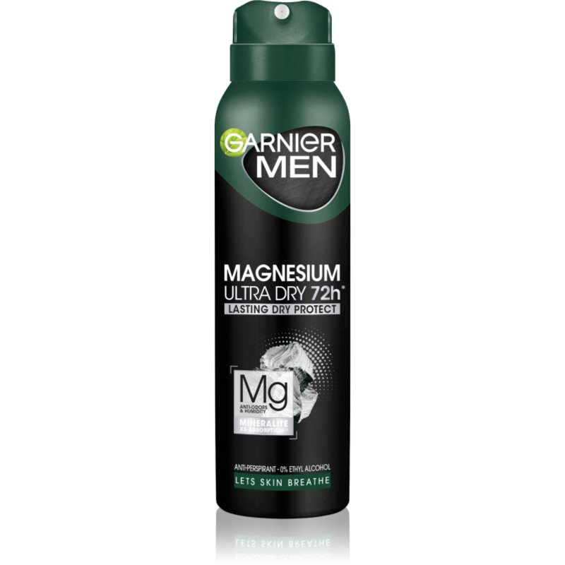 Garnier Men Mineral Magnesium Ultra Dry antiperspirant pro muže 150 ml
