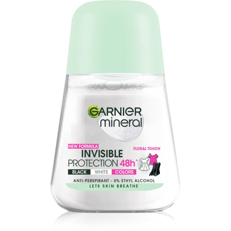 Garnier Mineral Invisible antiperspirant roll-on pro ženy 50 ml