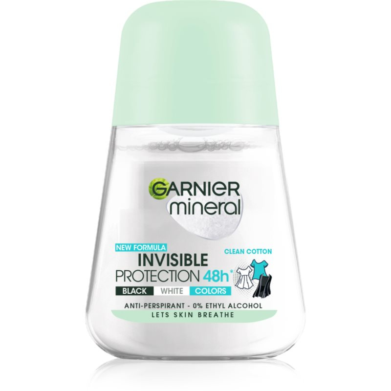 Garnier Mineral Black White Color antiperspirant roll-on 50 ml