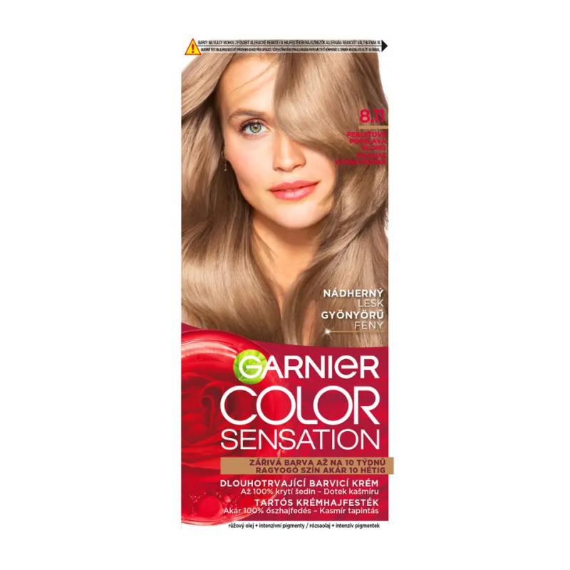Garnier Color Sensation barva na vlasy odstín 8.11 Pearl Ash Blonde