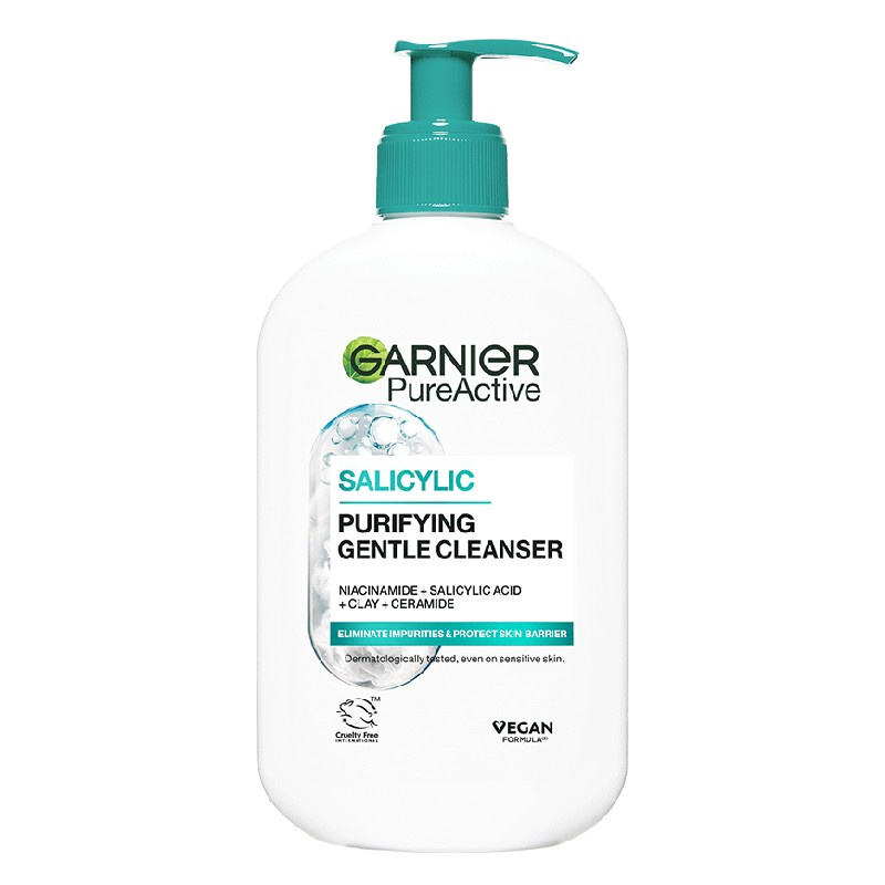 Garnier Pure Active hydratační čisticí gel proti nedokonalostem pleti 250 ml