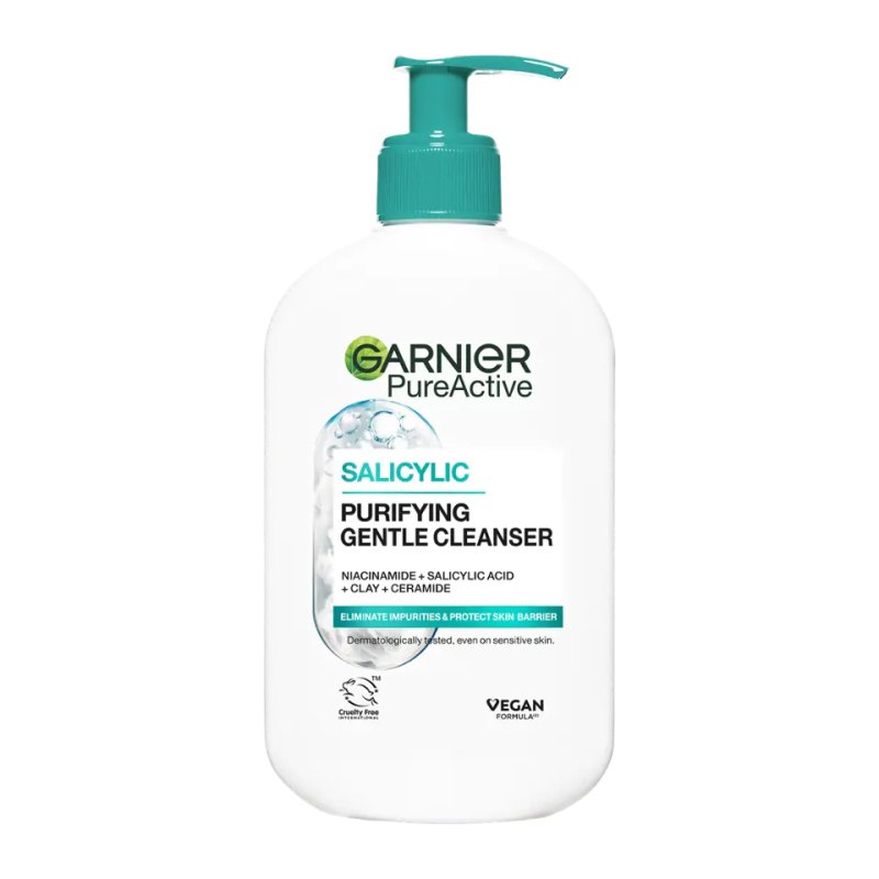 Garnier Pure Active hydratační čisticí gel proti nedokonalostem pleti 250 ml