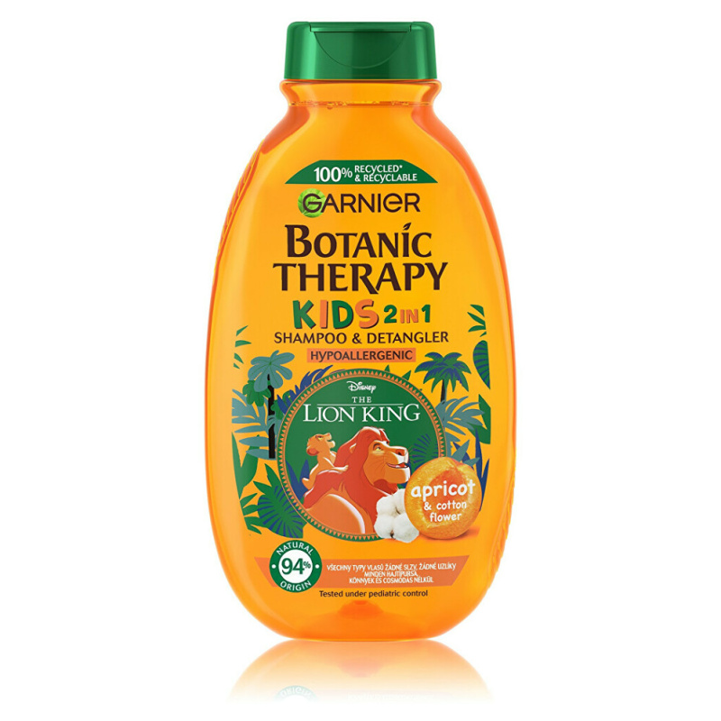 Garnier Botanic Therapy Disney Kids šampon a kondicionér 2 v 1 pro snadné rozčesání vlasů pro děti 400 ml