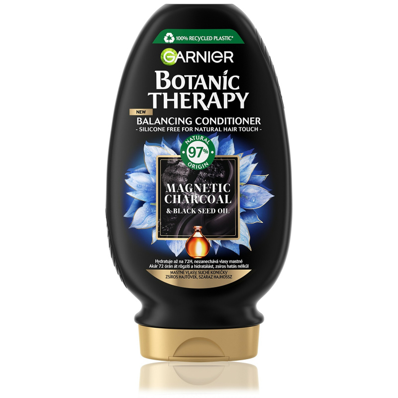 Garnier Botanic Therapy Magnetic Charcoal čisticí balzám na vlasy 200 ml