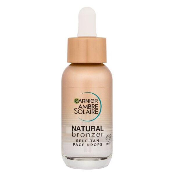 Garnier Ambre Solaire Natural Bronzer samoopalovací kapky na obličej 30 ml