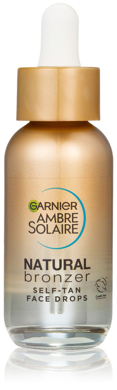 Garnier Ambre Solaire Natural Bronzer samoopalovací kapky na obličej 30 ml