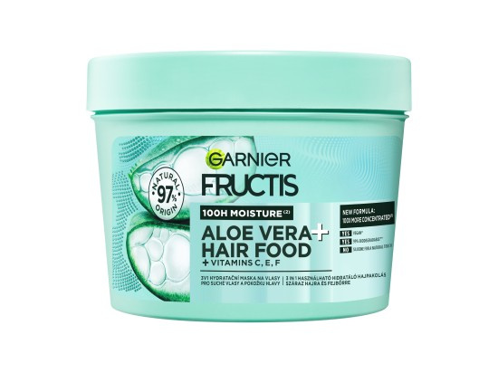 Garnier Fructis Aloe Vera Hair Food hydratační maska pro normální až suché vlasy 400 ml